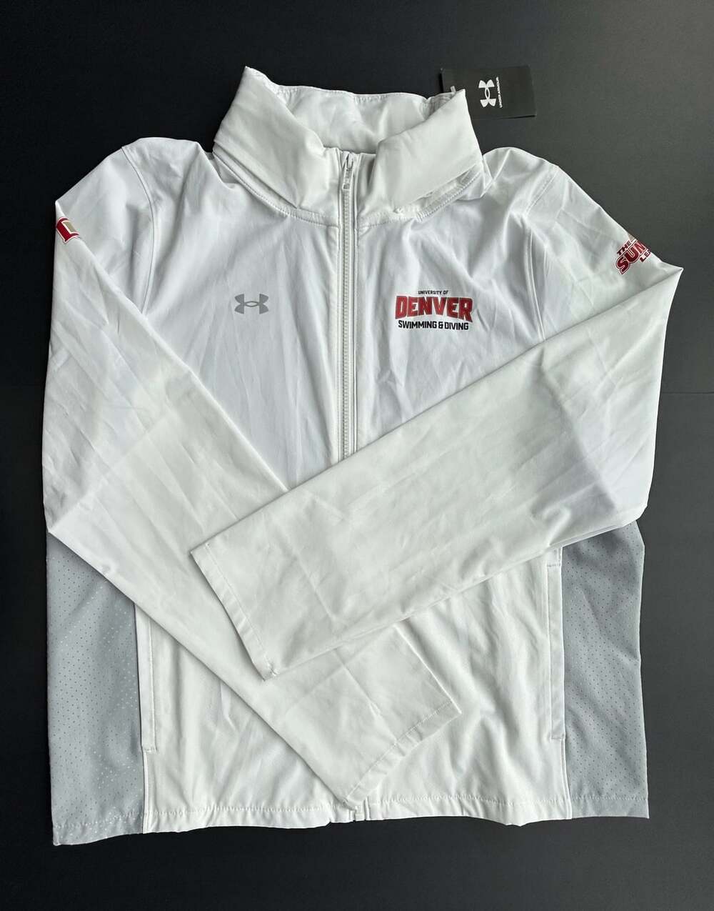 Under Armour Rival Stretch Woven Jacket Size L White
